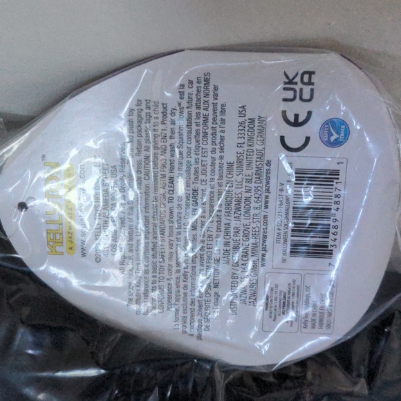 Kellytoy Halloween Squishmallow Bella 16" Stuffed Plush Spider New with Tags - Picture 5 of 5